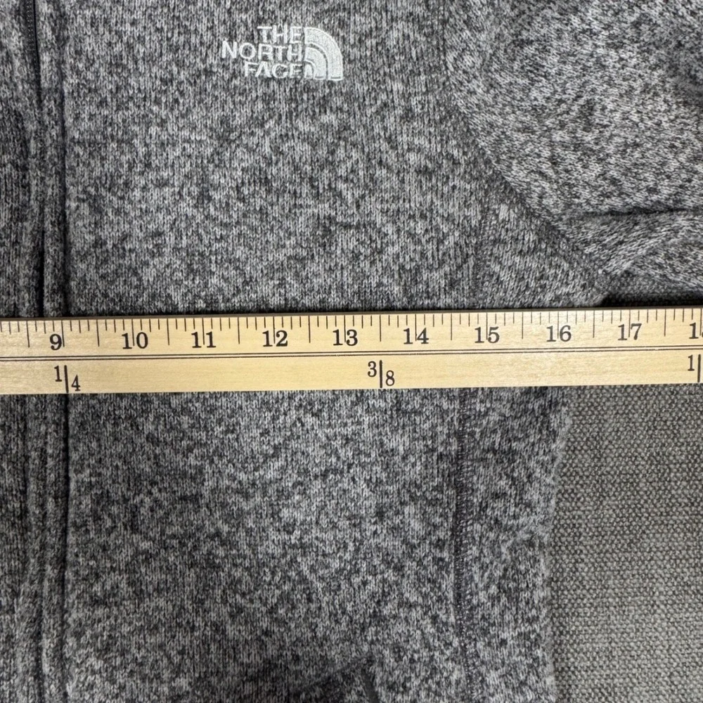 The North Face XS Fleece Jacket Gray Full‎ Zip High Loft Cozy